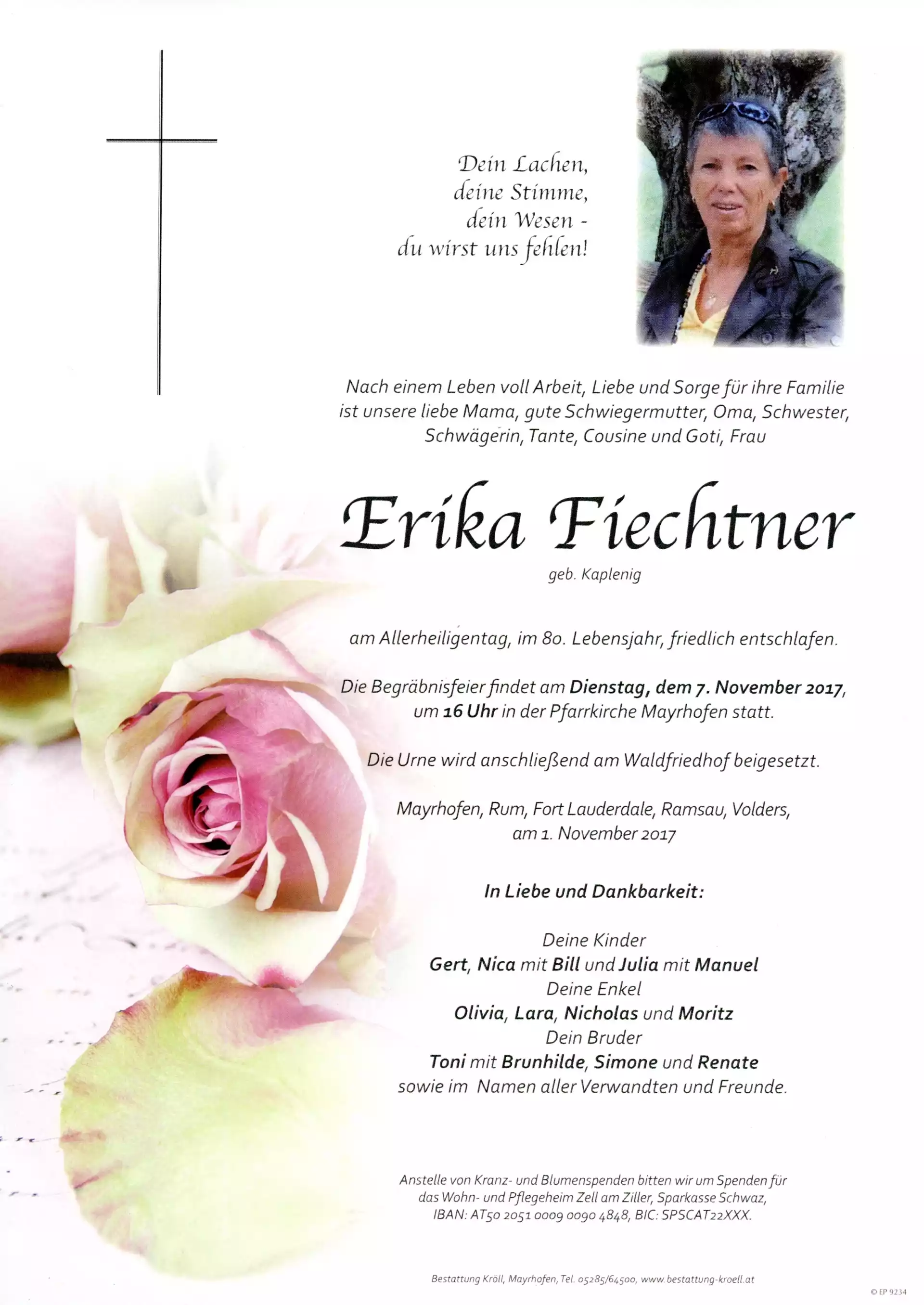 Parte von Erika Fiechtner